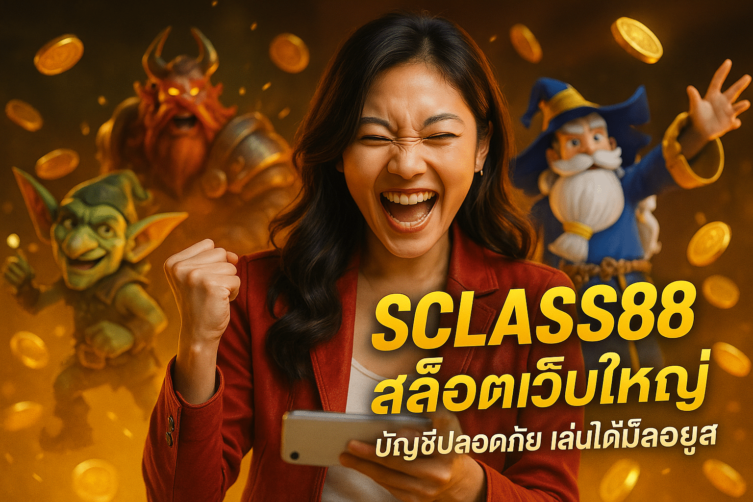 SCLASS88 สล็อตเว็บใหญ่ บัญชีปลอดภัย เล่นได้ไม่ล็อคยูส