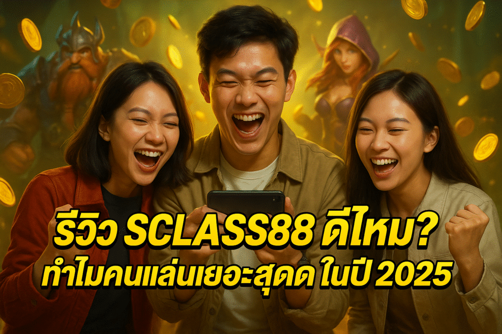 รีวิว SCLASS88 ดีไหม? ทำไมคนเล่นเยอะสุดในปี 2025