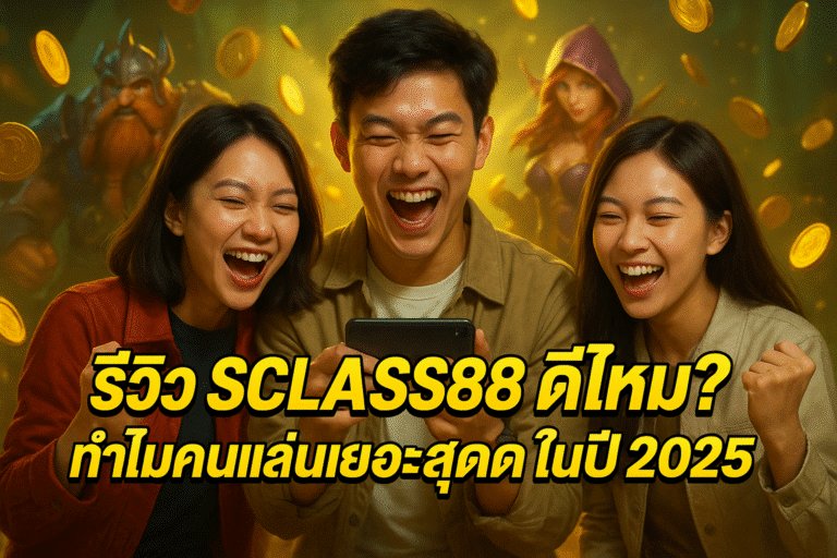 รีวิว SCLASS88 ดีไหม? ทำไมคนเล่นเยอะสุดในปี 2025