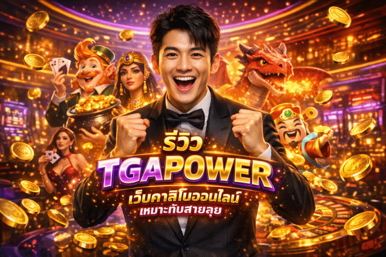 รีวิว TGAPOWER เว็บคาสิโนออนไลน์ เหมาะกับสายลุย